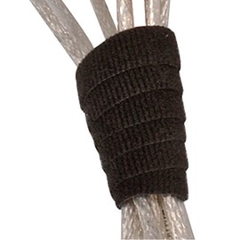 Jameco Valuepro WLVS-17 Wrap Velcro Strap, Self-Grip, 1/2" W x 17" L, Black