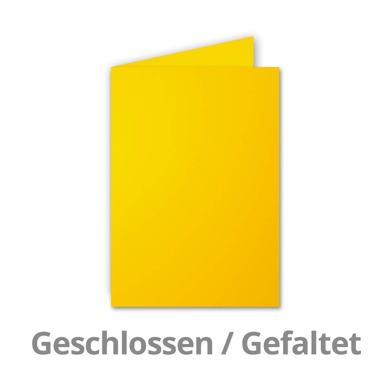 Folded cards, DIN A6 – C6, wet sealing, with inlay