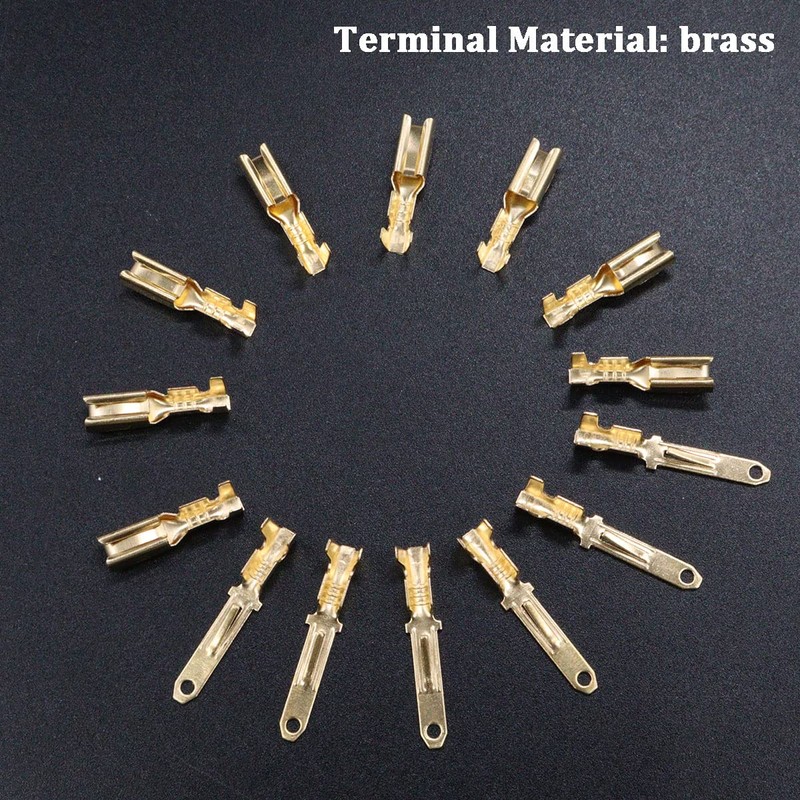 Seamaka 432pcs Automotive Electrical Wire Connectors Kit 2.8mm 2 3