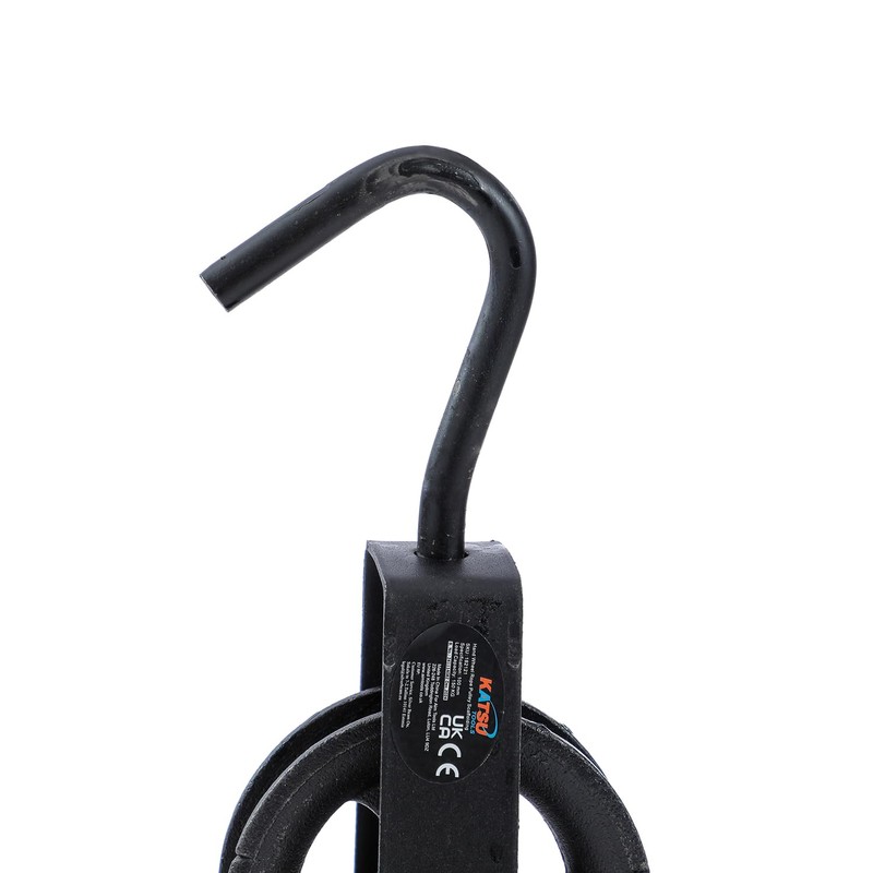 KATSU Tools Pulley Wheel 100mm with Swivel Hook Gin Wheel