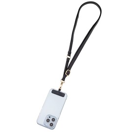 GRAMAS COLORS Porte 2-Way Strap Smartphone Strap, Black