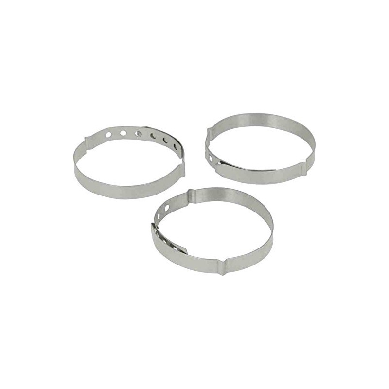 Metaltex Roulades Rings, Multi-Colour, 10-Piece