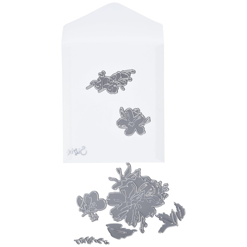 Thinlits Die Set Brushstroke Flowers #2 by Tim Holtz 8