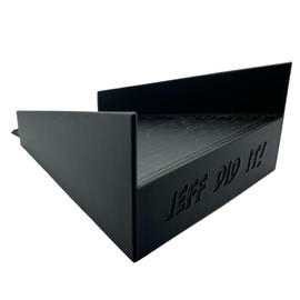 Jeff Did It! - 2 Lane Monster Truck Landing Ramp Track Upgrade - Compatible with 1:64 Scale Hot Wheels Monster Trucks - 3D Printed - Designed and Made in the USA (Black)