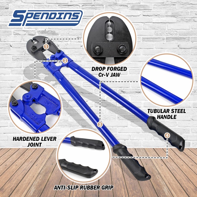 SPENDINS 31.8 Inch Hand Swaging Tool, Wire Rope Crimping Tool