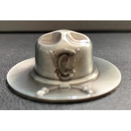California Highway Patrol, campaign hat keychain, CHP, trooper hat