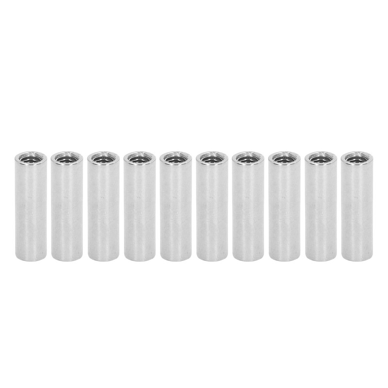10PCS Female Thread Coupling Nut M8 X 1.25 12 L40mm