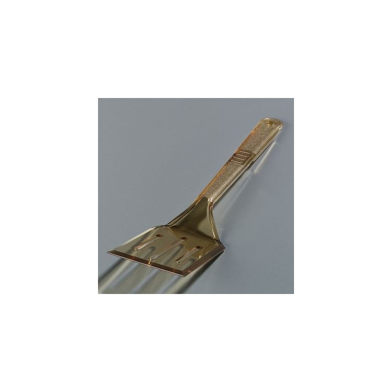 Carlisle FoodService Products 490013 Slotted Turner, 13-1/2", Amber