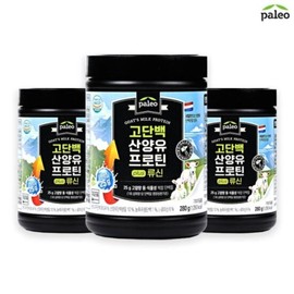 D_Paleo High Protein Goat Milk Protein Plus Leucine 280g x 3 / D팔레오 고단백 산양유 단백질 프로틴 plus류신 280g 3통
