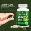 FRESHDRINKUS, Premium 200 Soursop Capsules, 4000mg per Serving, 100 Days