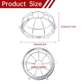 Fire Sprinkler Head Protector, Smoke Alarm Fire Sprinkler Head Cap Covers Replacement for Ceiling Fit 1/2 & 3/4