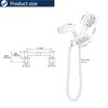 2 Handle Shower Faucet Shower System Complete 2 in 1