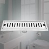 Large Flow Stainless Steel Rectangle Shower Floor Drain Bathroom Drainage