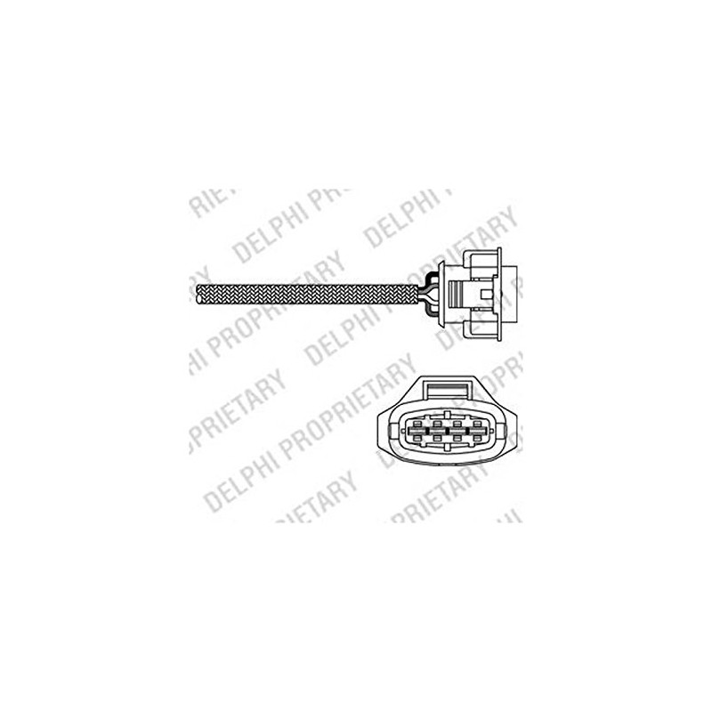 Delphi ES10791-12B1 Lambda Sensor