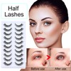 YPYMOD 10 Pairs of False Eyelashes, Natural Eyelashes, Wispy Lashes,