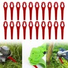 Ellxen 20pcs Strimmer Blades Plastic,Strimmer blades plastic,83 mm Lawn Mower