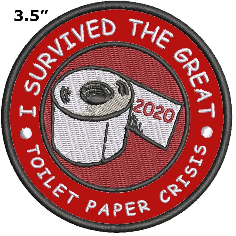 Athena Brands BIOHAZARD SYMBOL EMBROIDERED PATCH IRON / SEW-ON TOXIC