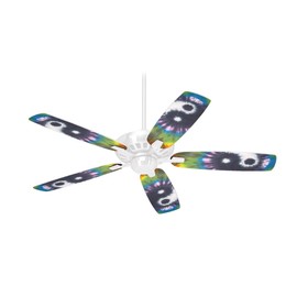 Phat Dyes - Yin Yang - 102 - Ceiling Fan Skin Kit fits most 42 inch fans (FAN and BLADES SOLD SEPARATELY)