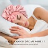 Silk Bonnet for Sleeping Women Double Layer Satin Bonnet Hair