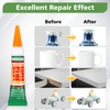WOUSEDO 24 X 3g Super Glue Clear, Strong Adhesive,Super Glue