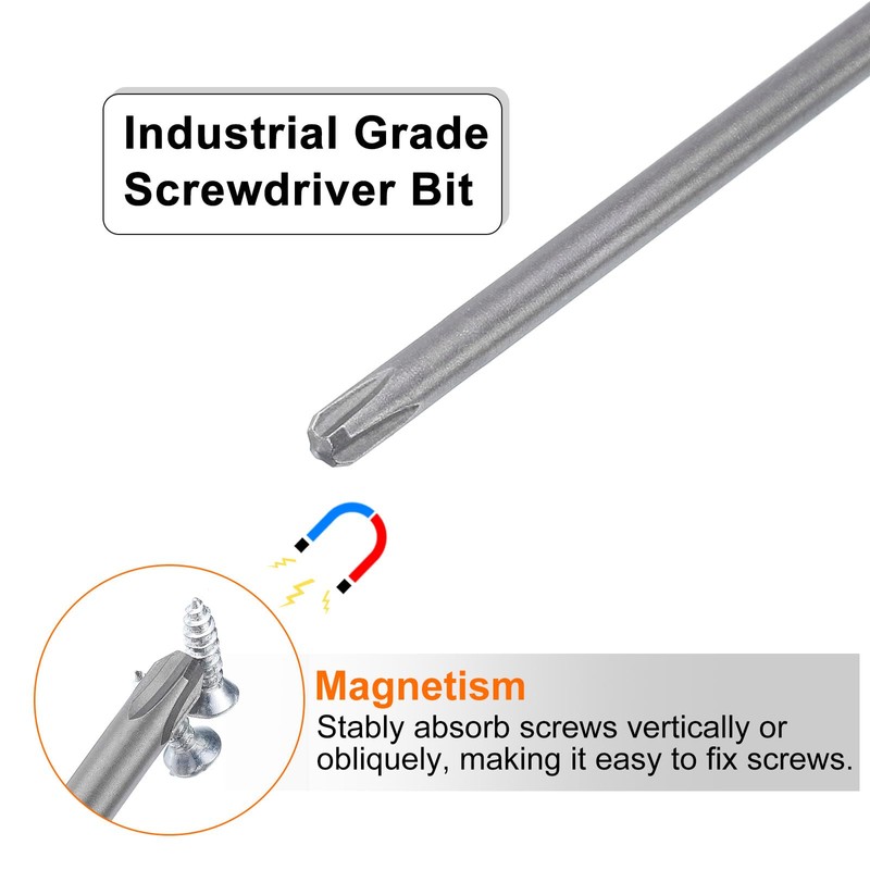 HARFINGTON 10pcs #2 Phillips Screwdriver Bit PH2 1/4" Hex Shank