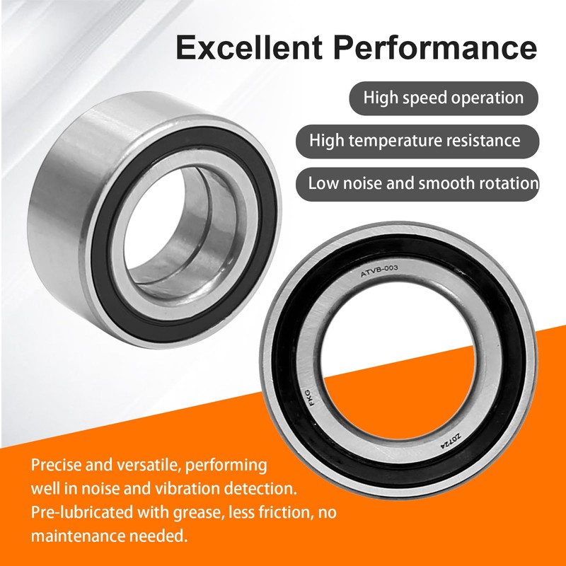 Front Wheel Bearings & Seals Circlip Dust Seal Replacement for