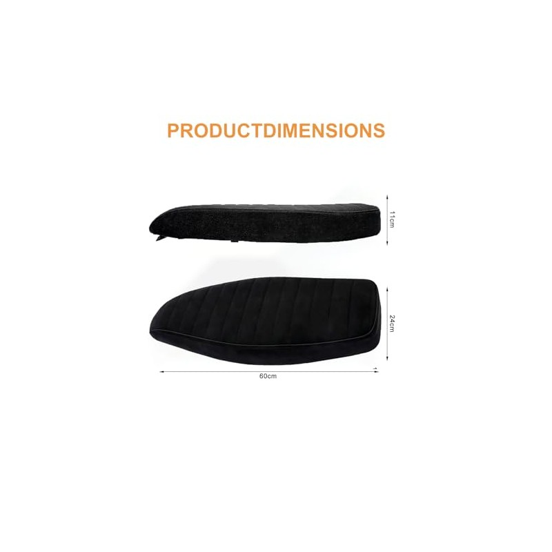 Bench Compatible with Simson S50 S51 S70 Seat Flat Black
