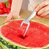 1PCS Watermelon Slicer Cutter, Stainless Steel Watermelon Fork Slicer, Watermelon