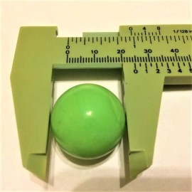 1 INCH 25mm 1" GREEN Glass Marbles 4 Pcs Family Friends Board Games Free Shippin