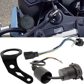 FENGYEMOTO Compatible with Honda DAX 125 ST125 (22-UP) Plug & Play Wiring Harness Connector Accessory Kit + Bracket (8-PIN Connector)