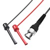 Cleqee BNC Test Lead Hook Clip Probe Cable High Conductivity