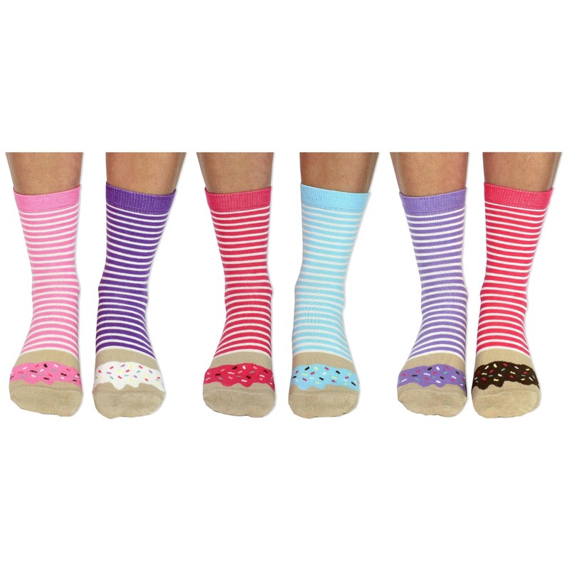 Donuts - United Oddsocks Ladies Odd Socks - Multicoloured -