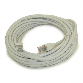 My Cable Mart 25ft Cat6 Ethernet RJ45 Patch Cable  Stranded  Snagless Booted  WHITE