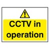 Pack of 2 Warning CCTV in Operation Surveillance Signs Stickers