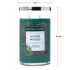 Colonial Candle Scented Jar Candle, Classic Cylinders, Winter Woods, 2