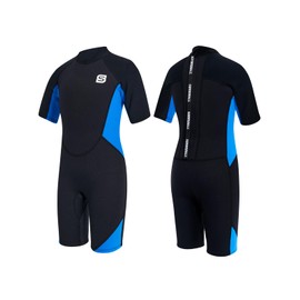 Summshall Kids Wetsuit for Boys & Girls, 2mm Neoprene Wetusits with UV50+ Protection – Keep Warm, Soft & Stretchy Youth Wet Suit for Swimming, Snorkeling & Surfing