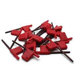 Rannb T15 Torx Flag Driver Torx Key Wrench Spanner Screwdriver- Pack of 20
