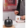 NCQIXIAO Retro Kitchen Canisters Ceramic Food Storage Jar Roud Shape