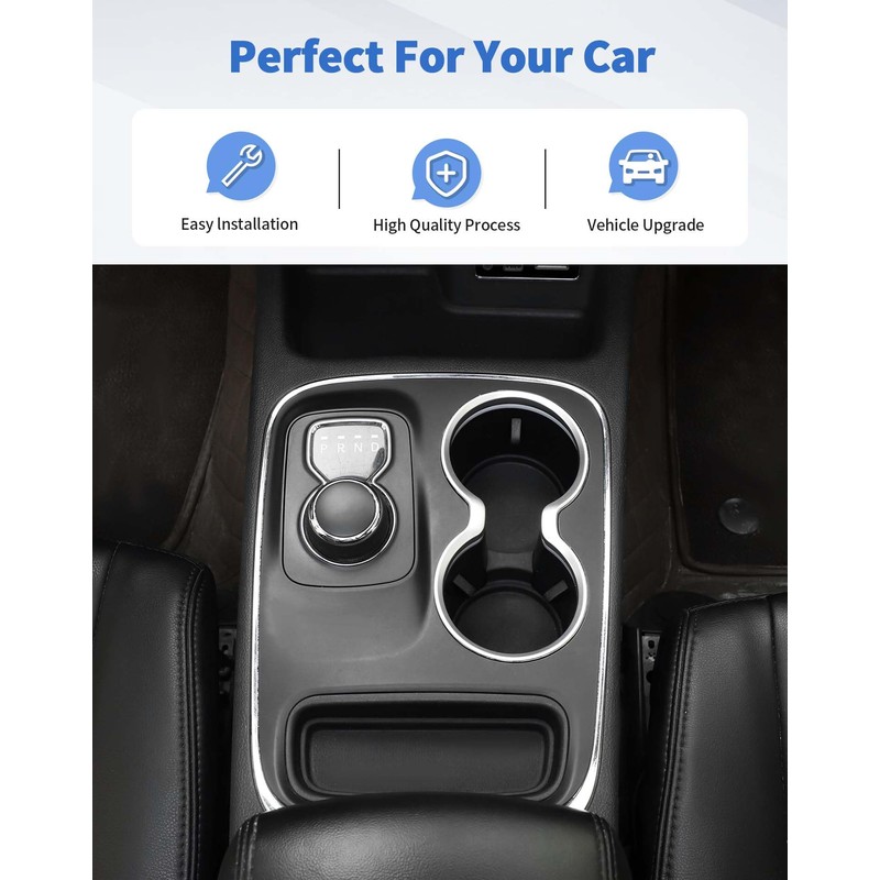 Gear Shift Cup Holder Cover Trim Bezel Fit for Dodge