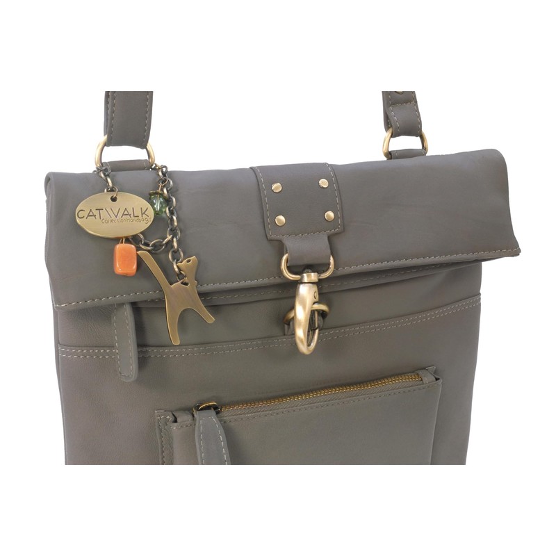 Catwalk Collection Handbags - Women's Leather Anti Theft Cross Body