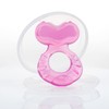 Nuby Teethe-eez - Mordedor de silicona con cerdas, incluye funda