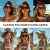 kunchu Polarized Sunglasses Womens Trendy Classic Retro Womens Sunglasses Men