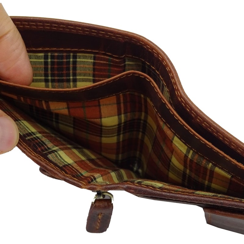 Large Leather Wallet for Men with RFID Protection, Large Wallet