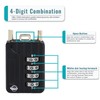 SISAV 4 Digit Cable Combination Lock 20 inches(50cm) Cable for