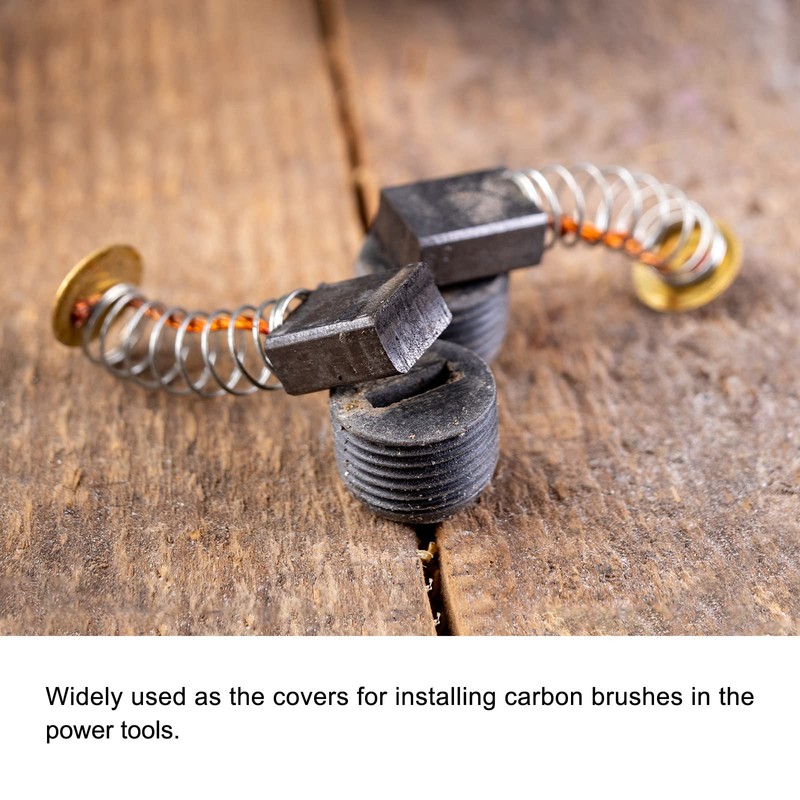 Rebower Carbon Brushes Holder Caps Plastic Cover Caps [for Motor