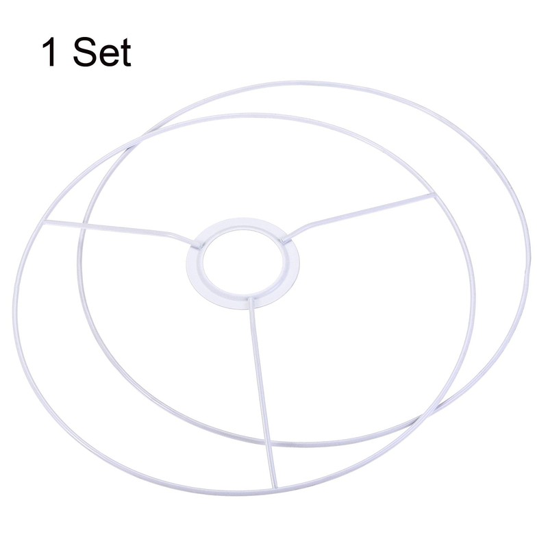uxcell Lamp Shade Ring, 250mm Dia. Lampshade Holder Frame Ring