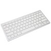Wireless Keyboard Mini 78 Keys Ultra Thin Portable White Computer