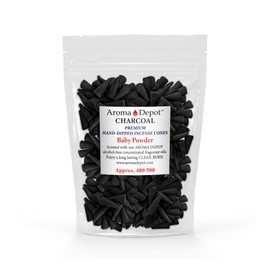 1'' Baby Powder Incense Charcoal Cones (Approx. 480-500)