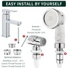 ZCONIEY Sink Faucet Sprayer Attachment, Shower Head Attaches To Tub