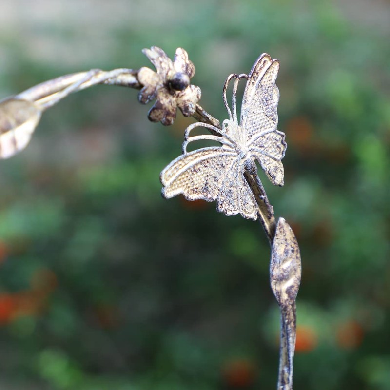 Bird Feeder Dish Hanging Heart Butterfly Anniversary Autumn Gardening Gift